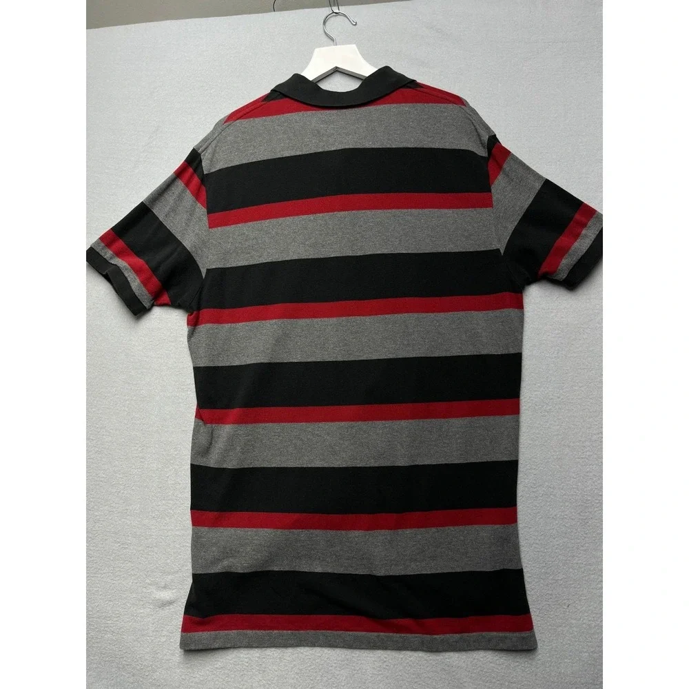 Rare Polo Ralph Lauren‎ XL Striped Polo Shirt Pony Preppy Rugby multi heritage